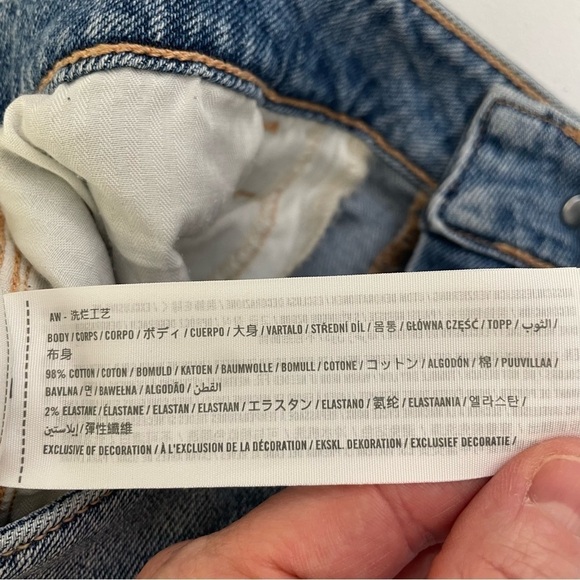 Hollister Ultra High-Rise Dad Jean Medium Wash Vintage Stretch‎ 9L - Picture 12 of 14